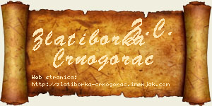 Zlatiborka Crnogorac vizit kartica